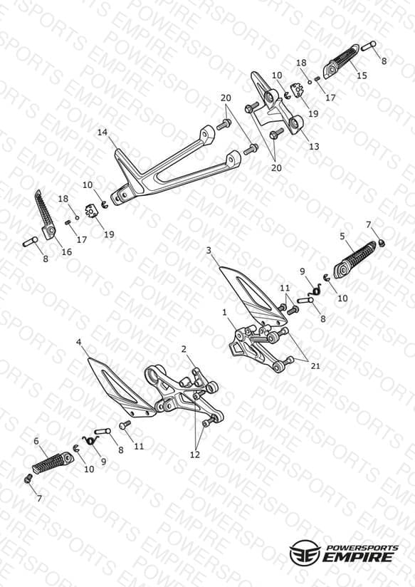 Footrests & Mountings