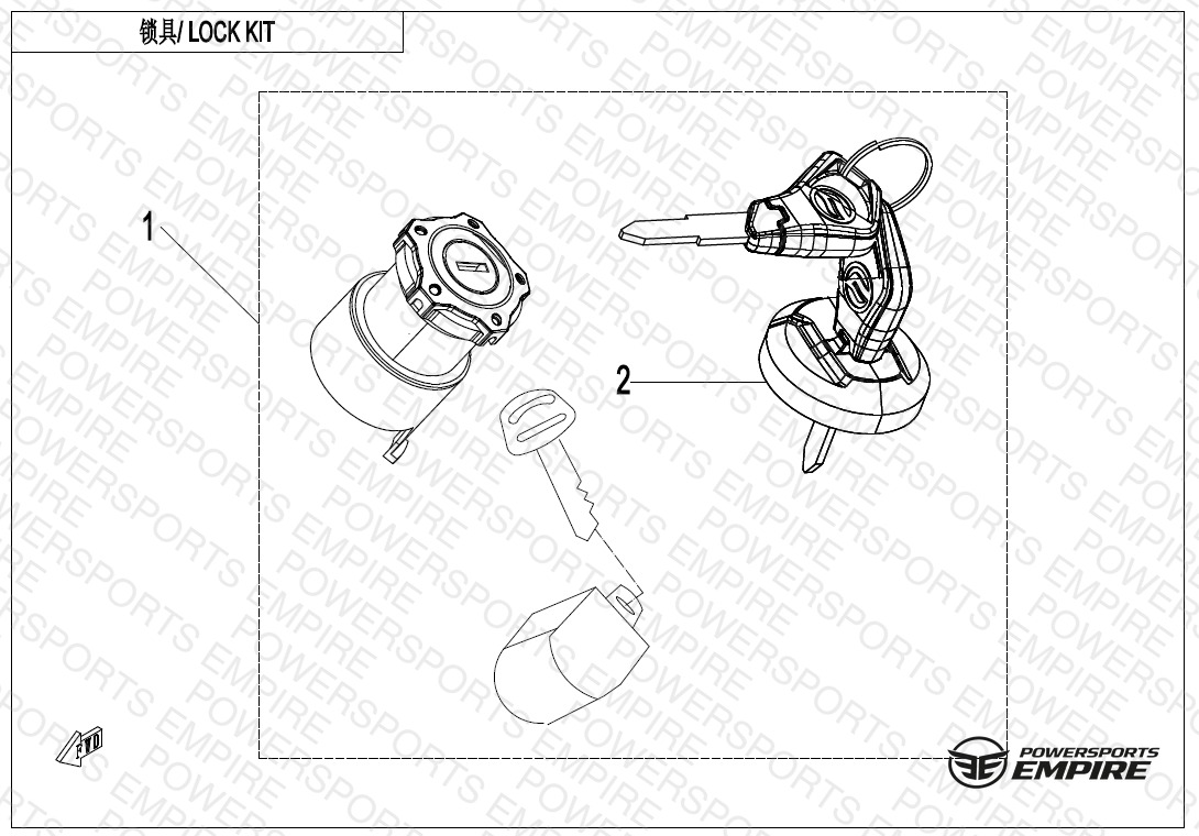 F01-A-V2 — LOCK KIT