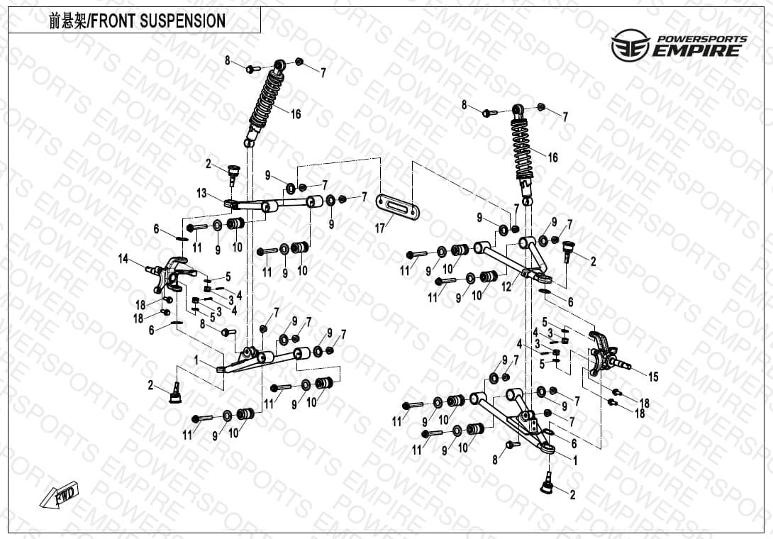 F05 — FRONT SUSPENSION