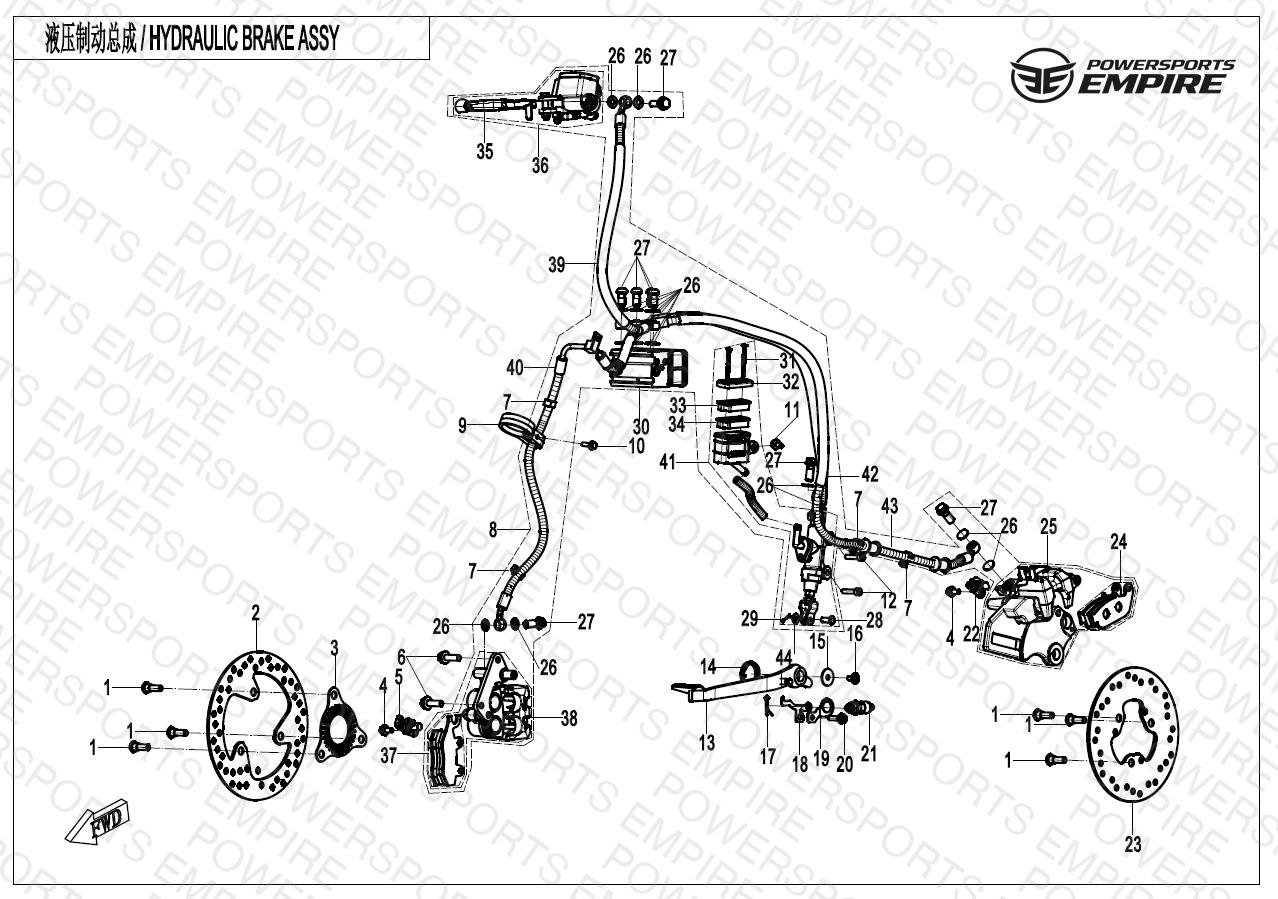 F08-A — MAB BRAKE ASSY