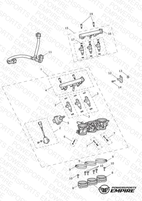 Throttles, Injectors and Fuel Rail