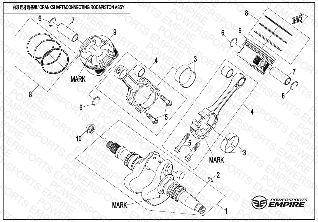 E04 — CRANKSHAFT&CONNECTING ROD&PISTON ASSY.