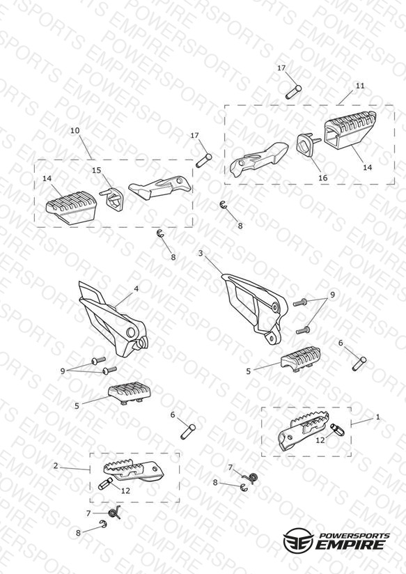 Footrests & Mountings
