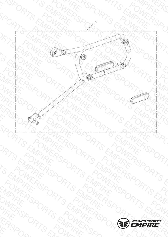 Mounting Kit, Rugged Pannier, LH