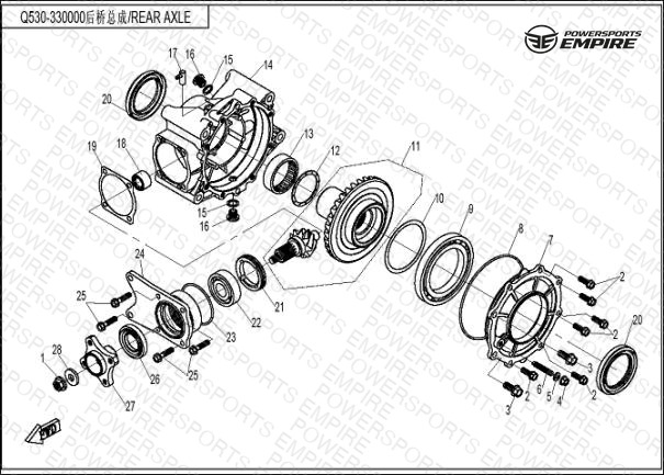 F33 — REAR DIFFERENTIAL