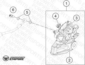 REAR BRAKE CALIPER