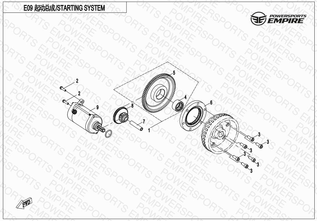E09 — STARTER MOTOR