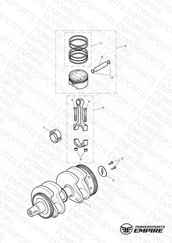 Crankshaft, Connecting Rods & Pistons