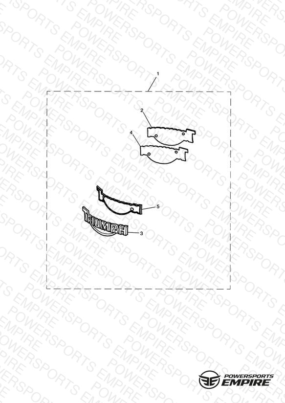 Tank Badge Kit, Cast