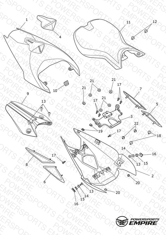 Rear Bodywork & Seat