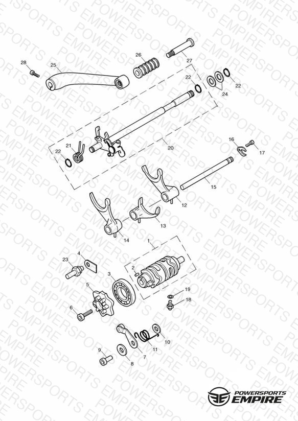 Gear Selectors & Pedal