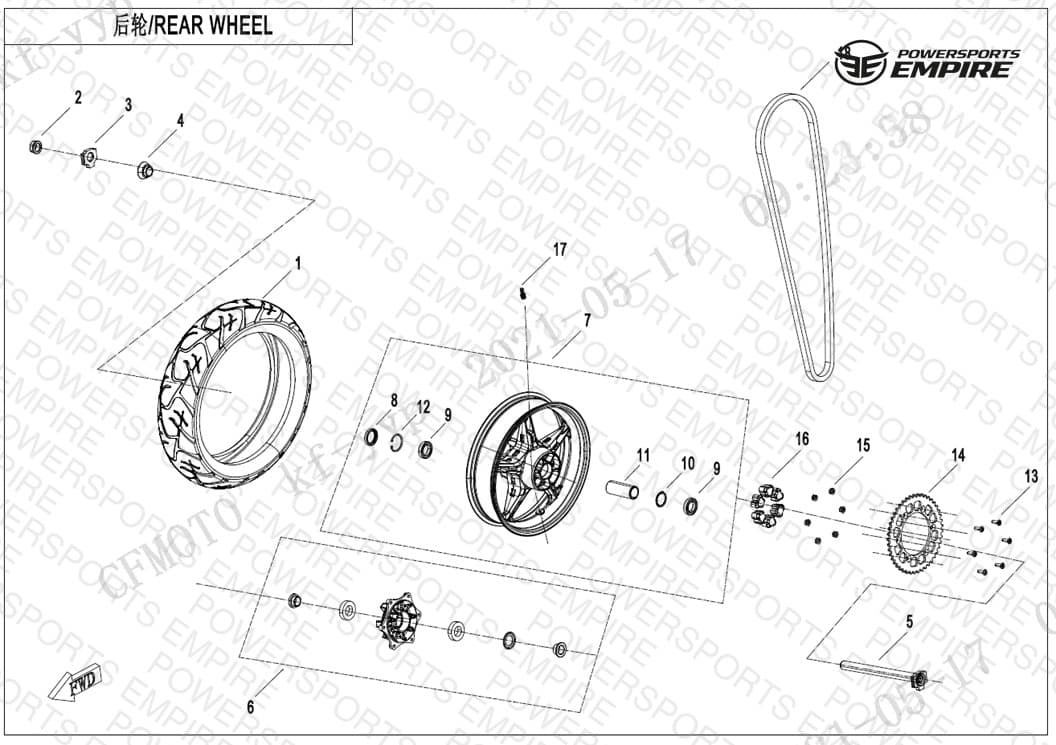 F11-A — REAR WHEEL(SPORT)