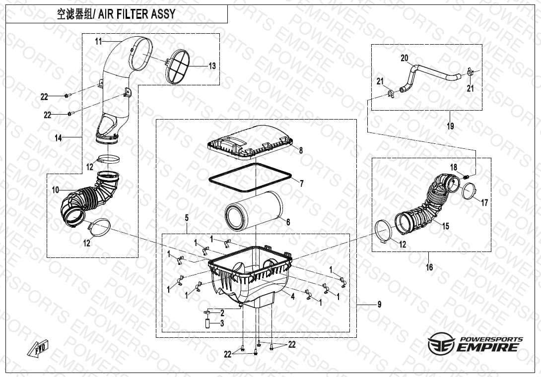 F41 — AIR FILTER ASSY