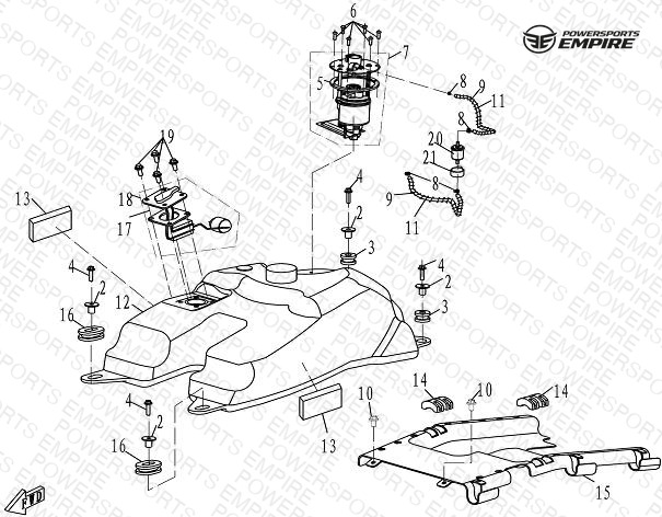 F15 — FUEL TANK(EFI)