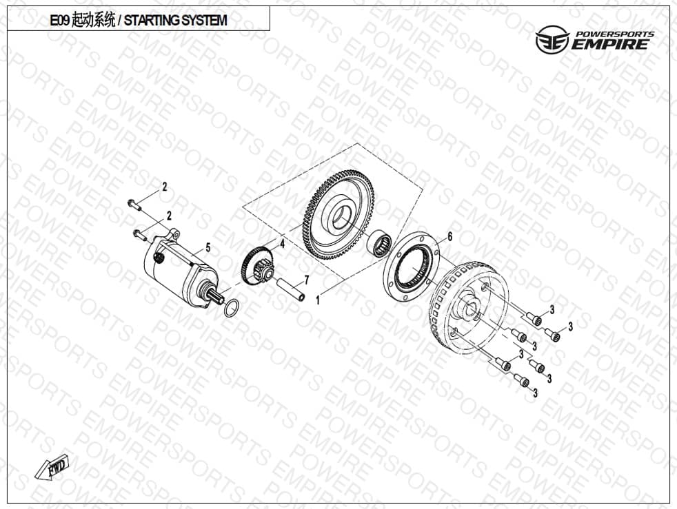 E09 — STARTER MOTOR