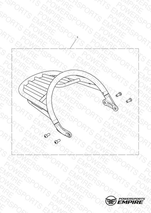 Grab Rail & Rack Kit, Chrome