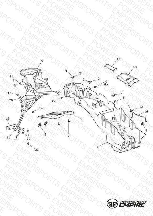 Rear Mudguard & Battery Box