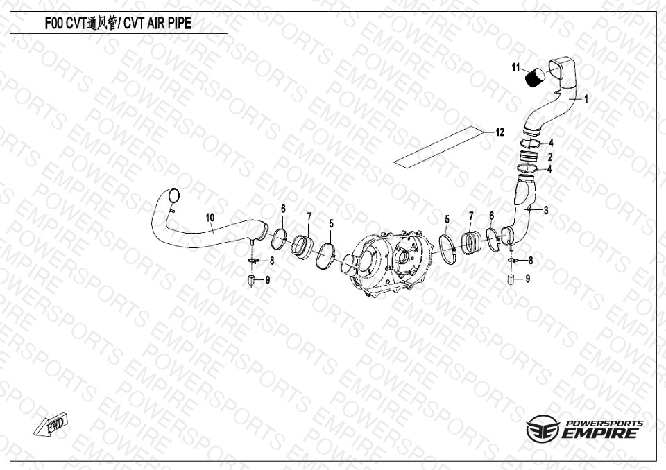 F00 — CVT AIR PIPE