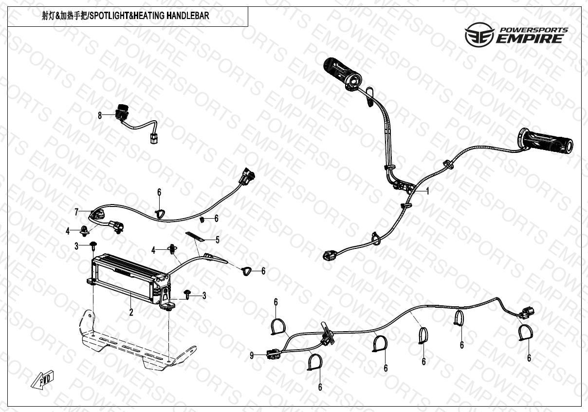 F80-3 — SPOTLIGHT & HEATED HANDLEBAR