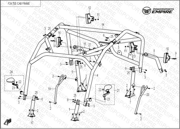 F24 — CAB FRAME