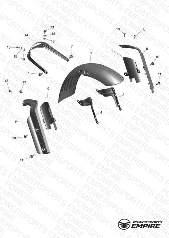 Front Mudguard