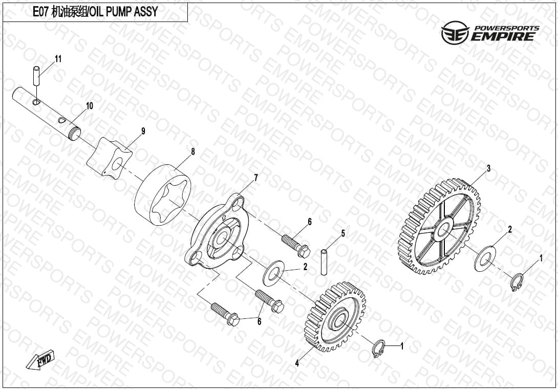E07 — OIL PUMP ASSY.