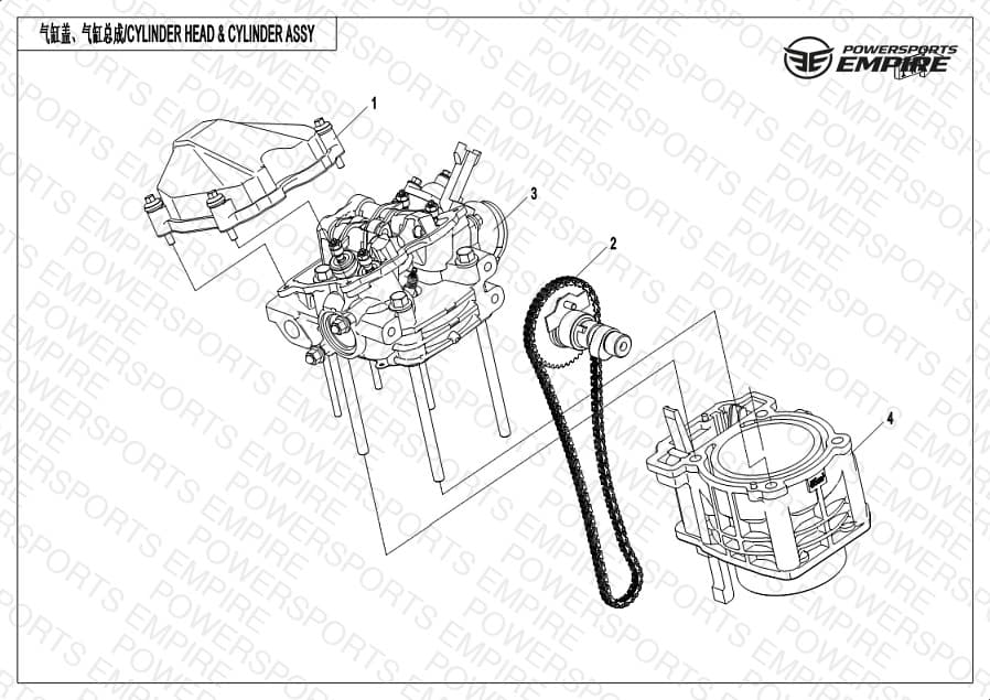 E02 — CYLINDER HEAD&CYLINDER ASSY.