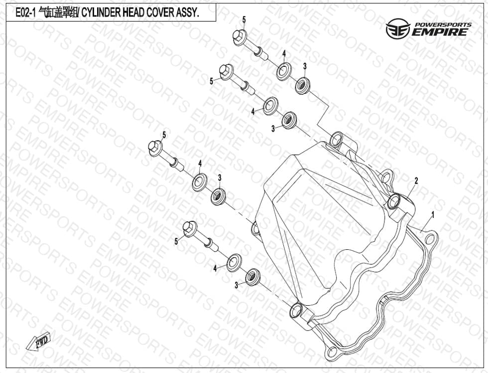 E02-1 — CYLINDER HEAD COVER ASSY