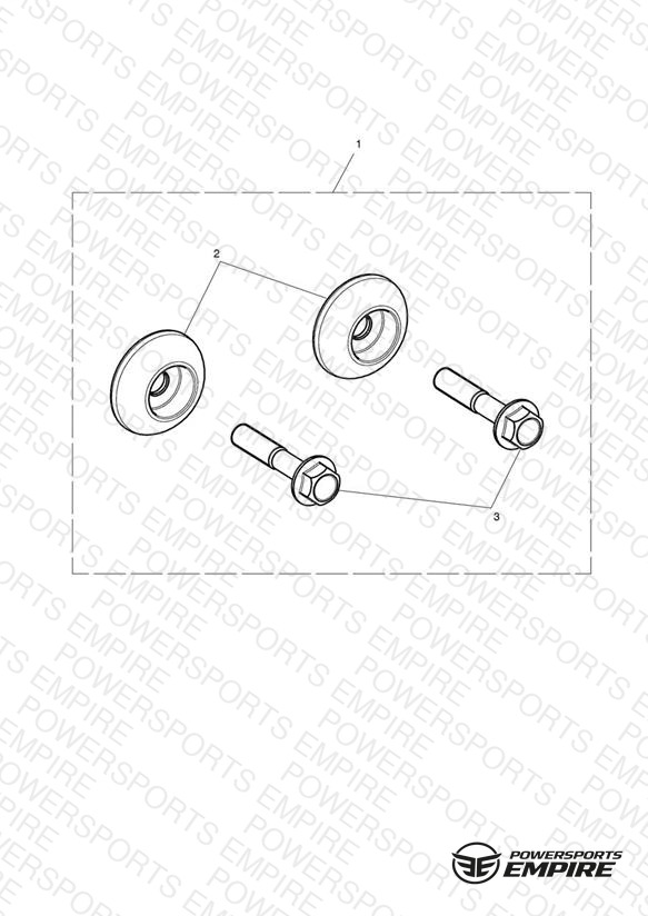 Rear Footrest Finisher Kit
