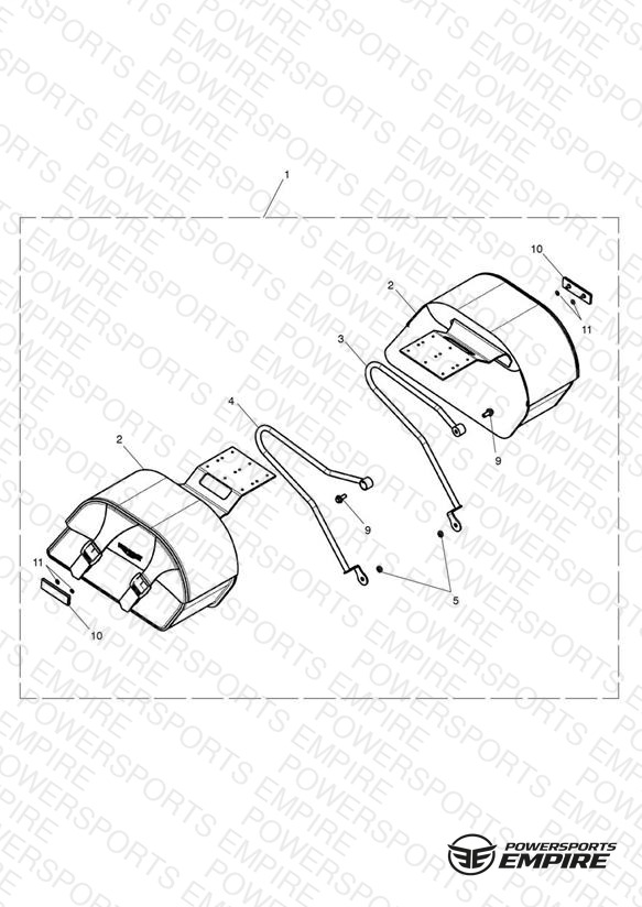Saddlebag, Classic, Large Kit