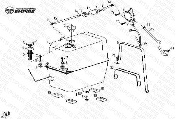 F11 — FUEL TANK ASSY
