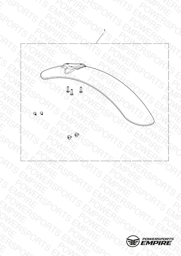 Front Mudguard, High