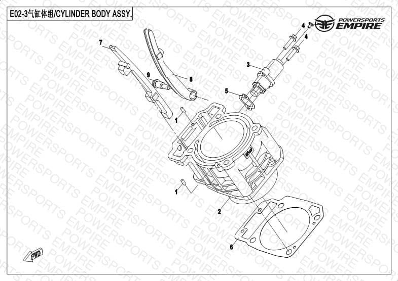 E02-3 — CYLINDER BODY ASSY.