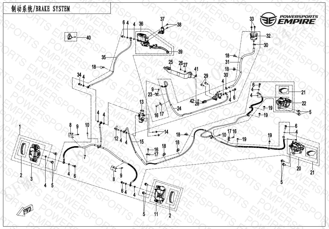 F08-A — BRAKE SYSTEM-RH