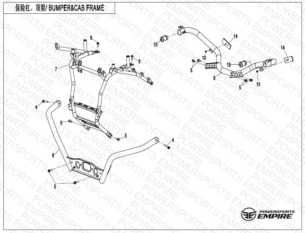 F23-V2 — BUMPER & CAB FRAME