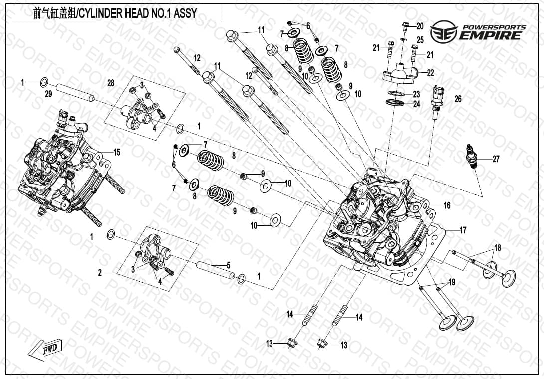 E02-2-V2 — CYLINDER HEAD NO.1 ASSY
