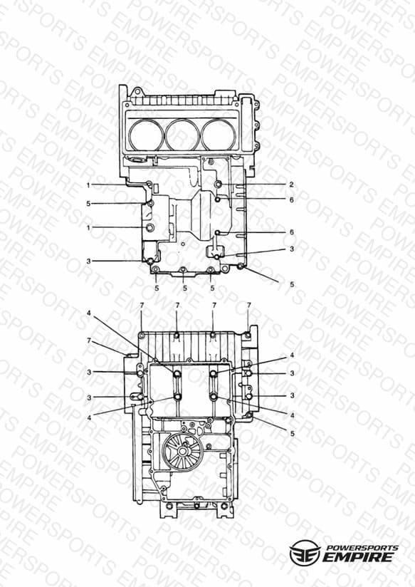 Crankcase Fixings Black Engines