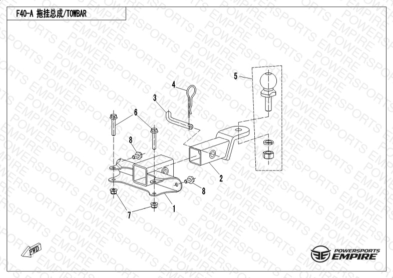 F40-A — TOWING SYSTEM(SPLIT-TYPE)
