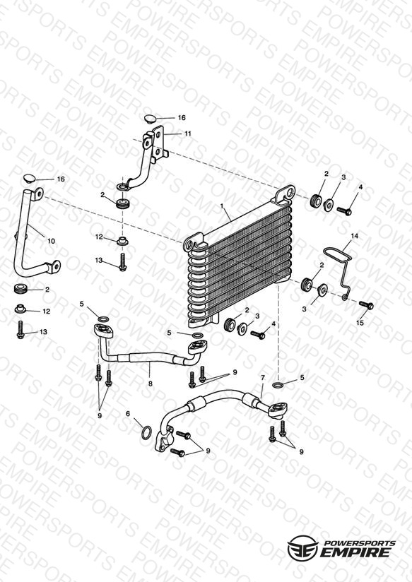 Oil Cooler > Eng No 261327