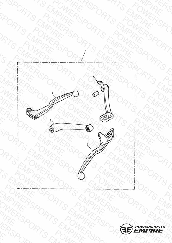 Lever Kit, Chrome