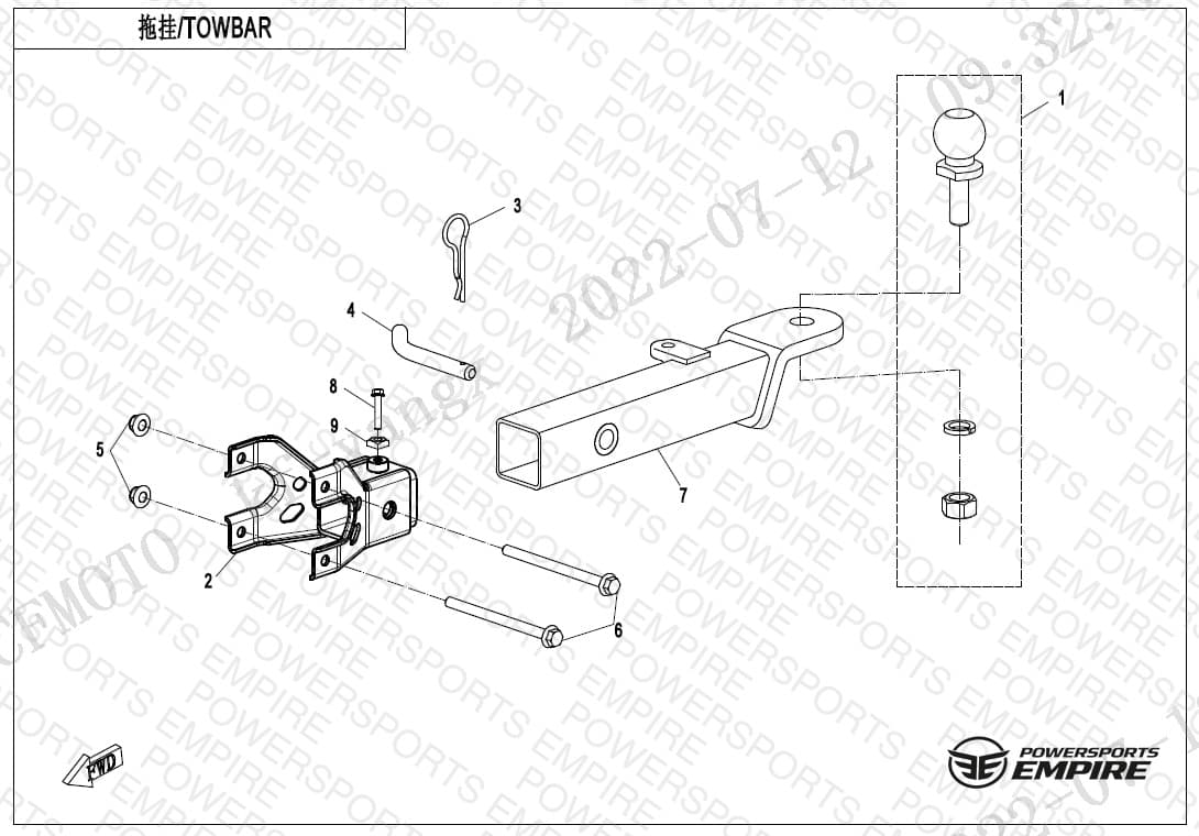 F40-A-V3 — TOWBAR