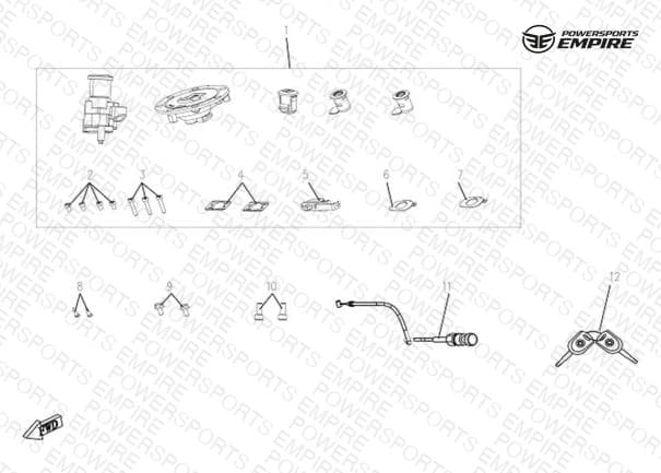 F01 — LOCK ASSY