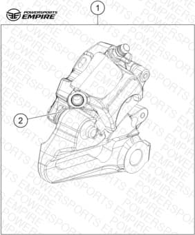 REAR BRAKE CALIPER