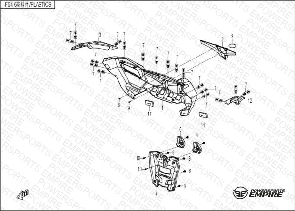 F04-6 — REAR PLASTIC-2