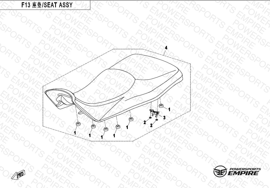 F13 — SEAT ASSEMBLY