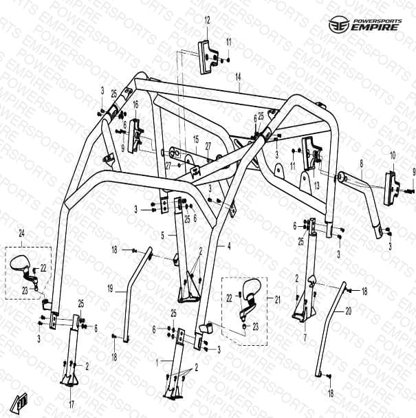 F24 — CAB FRAME