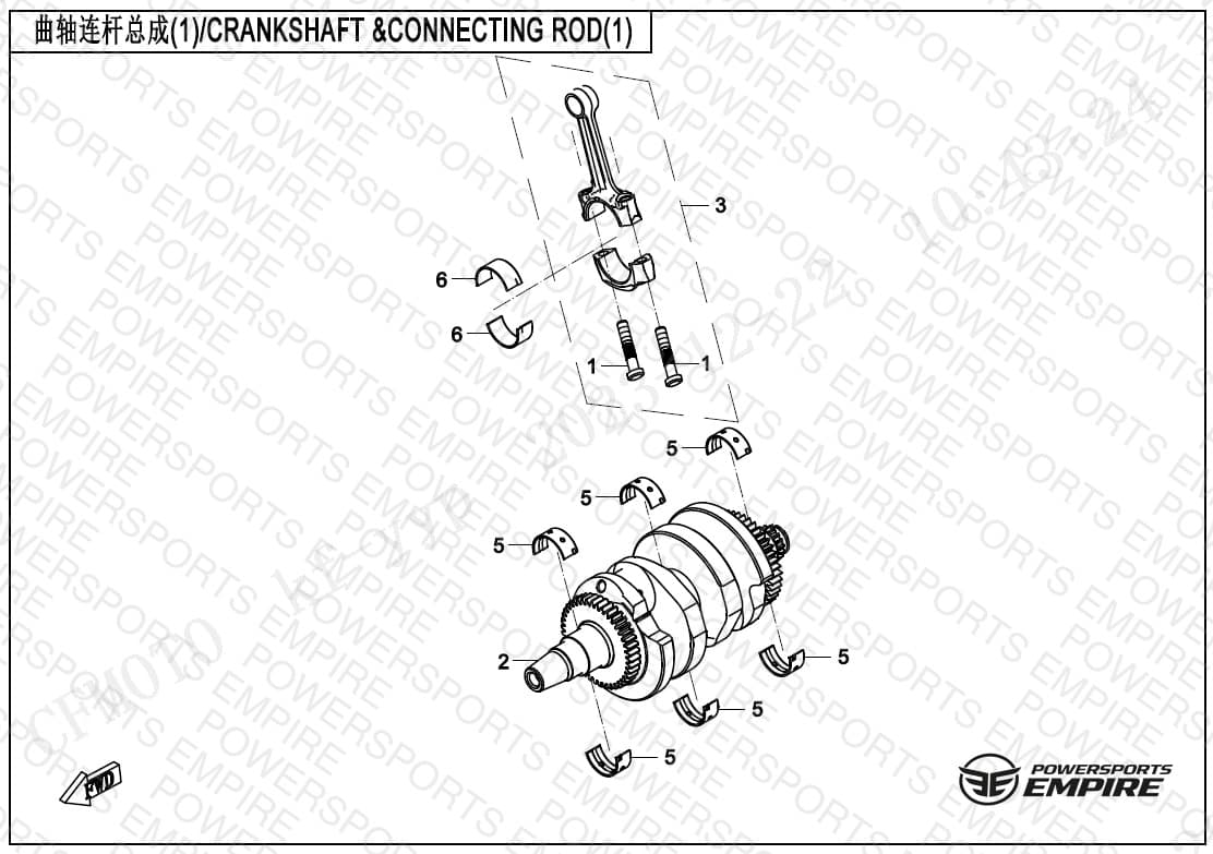 E04-1 — CRANKSHAFT AND CONNECTING ROD(1)