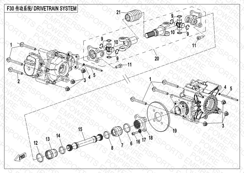 F30 — DRIVETRAIN SYSTEM