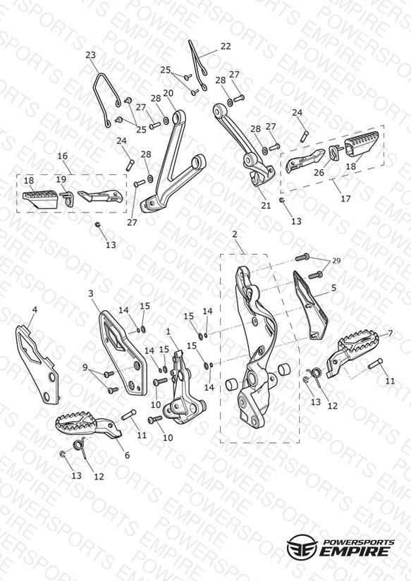 Footrests & Mountings