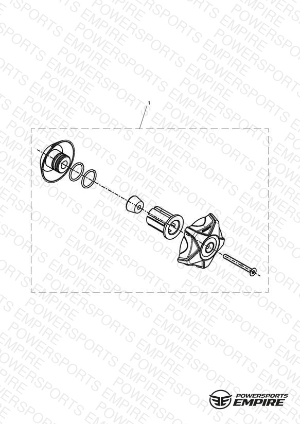 Finisher Kit, Axle Nut, Black